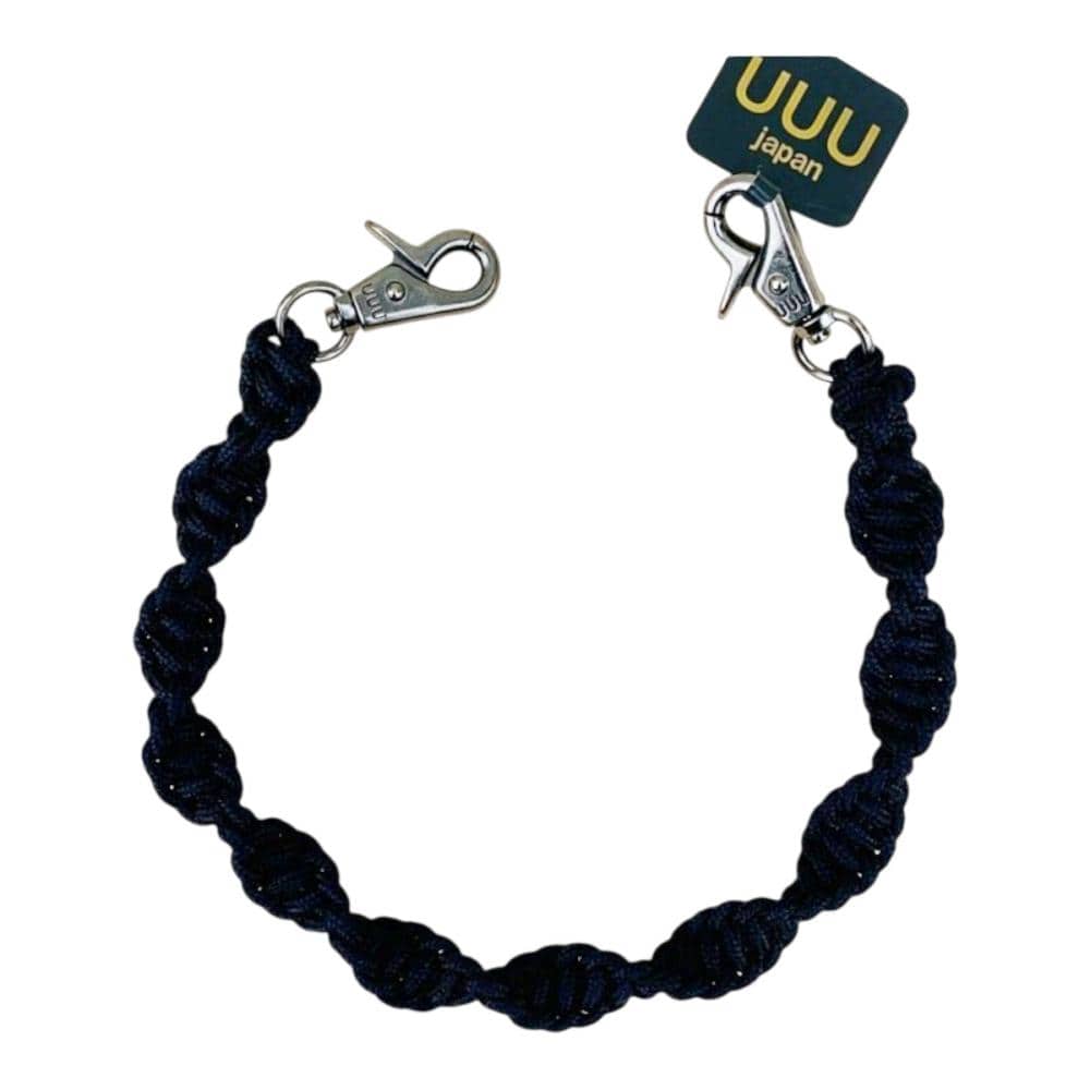 スパイラルウォレットチェーン　ブラック　ＵＵＵ５３