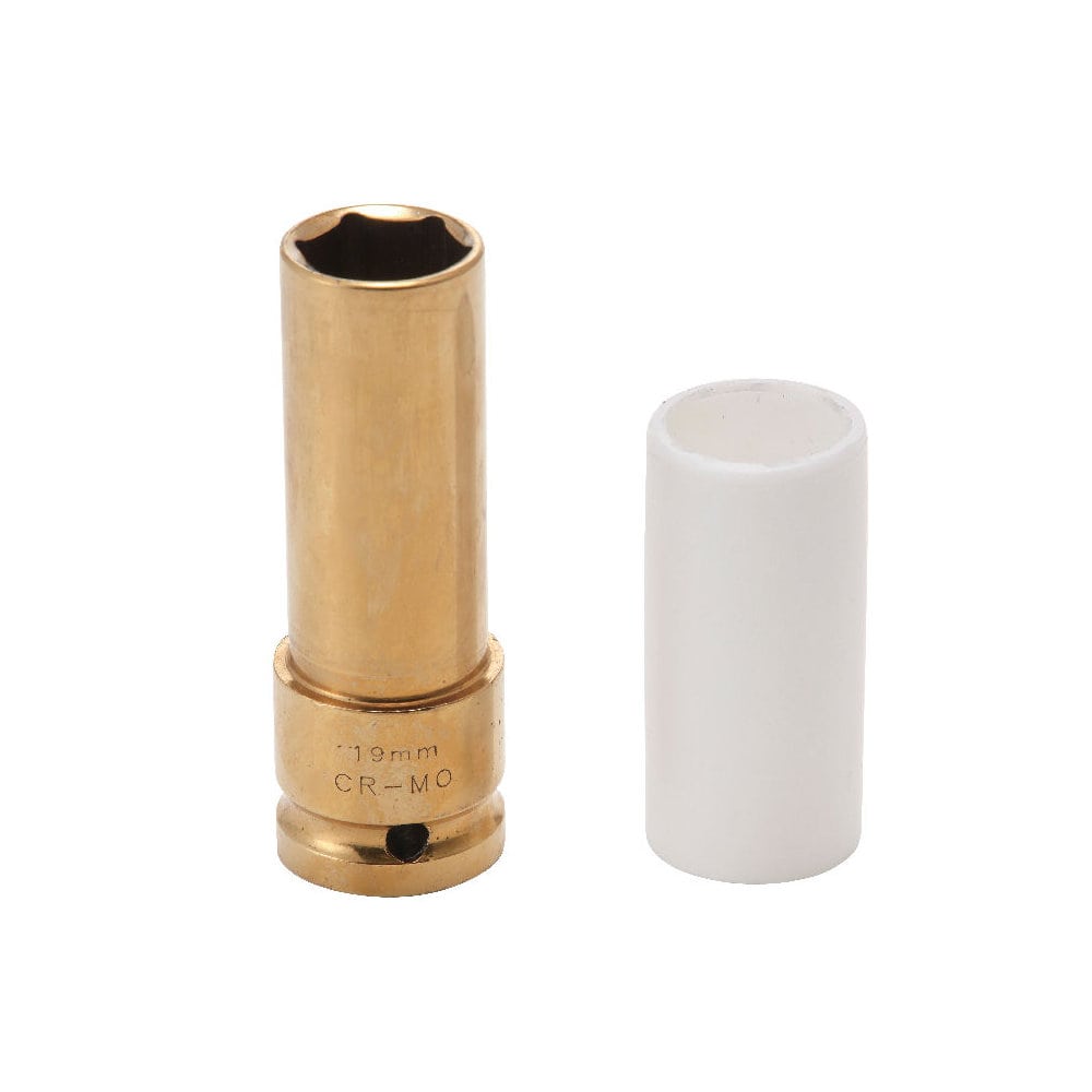 Ｋ＋ＧＥＡＲ　保護カバー付　差込角１２．７ｍｍディープソケット　１９ｍｍ