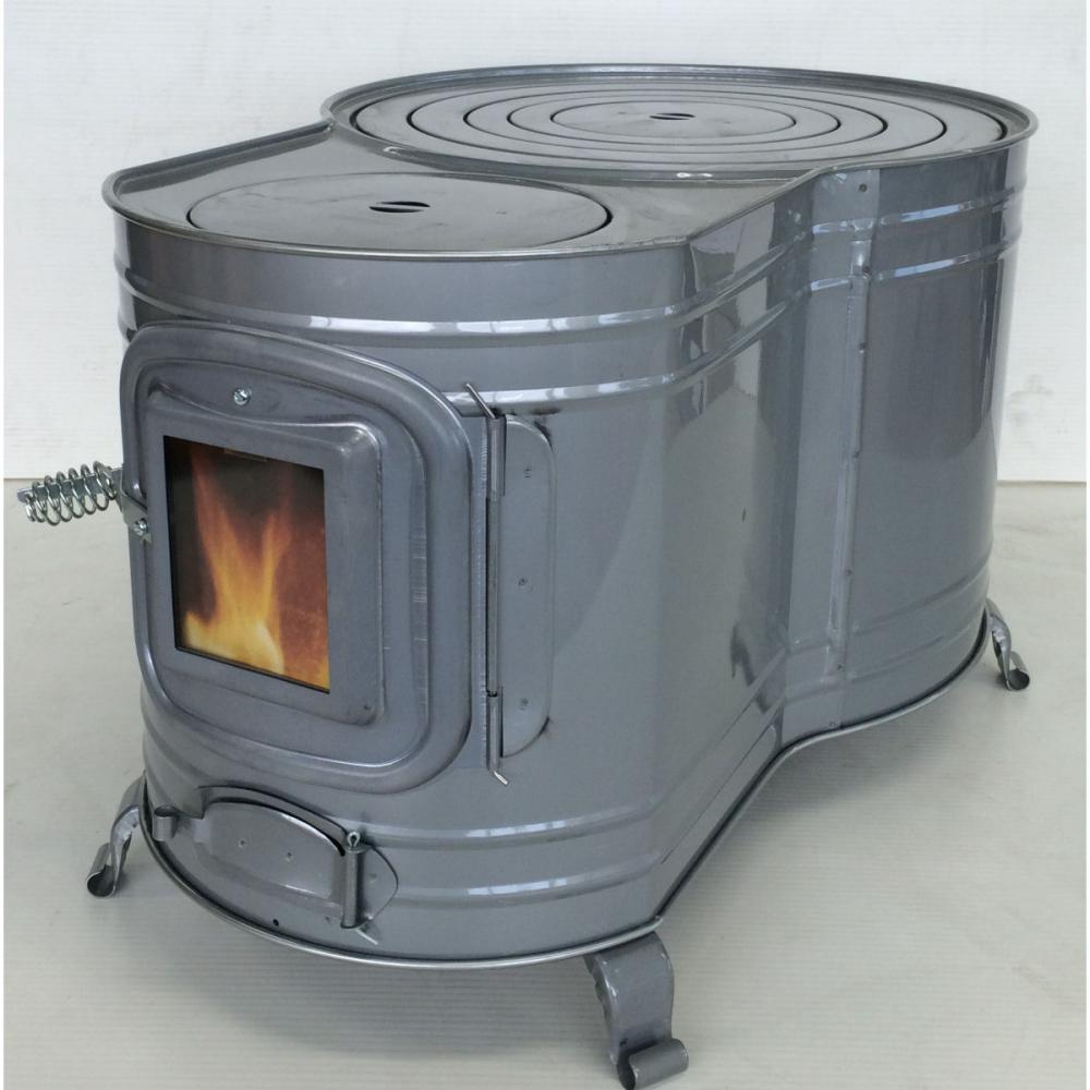 ホンマ製作所　時計型ストーブ　鋼板　窓付き　ＡＦ－６０