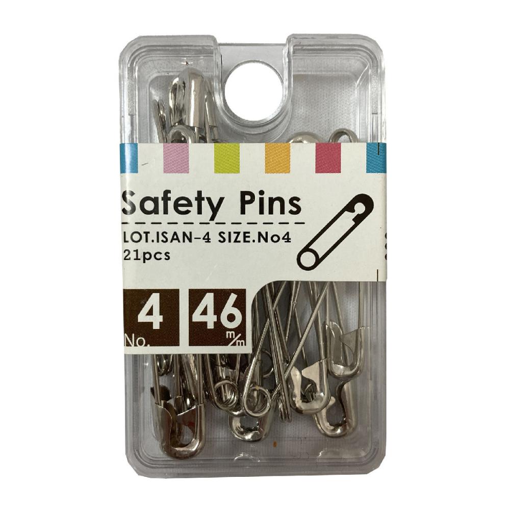 アイエス　安全ピン　Ｎｏ．４　２１本入り　ＩＳＡＮ－４