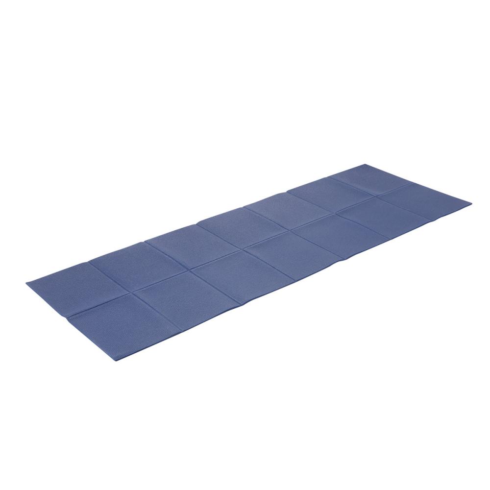 Ｌ’ＣＲＥＳＴ（ルクレスト）　たためるヨガマット　６ｍｍ　ディープブルー
