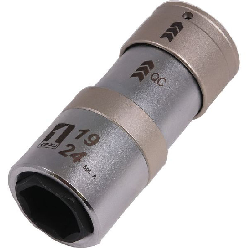 イチネンアクセス　ＱＣソケット　ダブル　１９／２４ｍｍ　６角　ＩＭ－４Ｗ１９２４Ｉ－６Ｋ