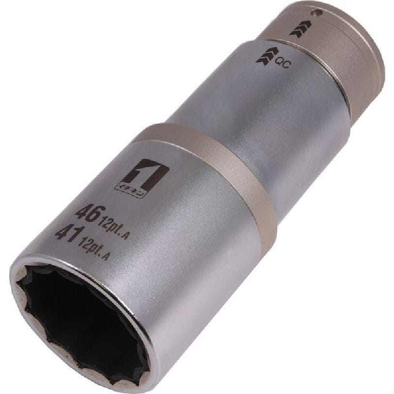 イチネンアクセス　ＱＣソケット　６分ダブル　４１／４６ｍｍ　１２角　ＩＭ－６Ｗ４１４６ＩＳＬ－１２Ｋ