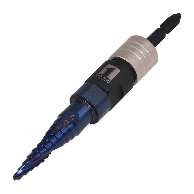 イチネンアクセス　軸交換式ステップドリル　４－１４ｍｍ　ＩＭ－２ＱＳＶ－４１４