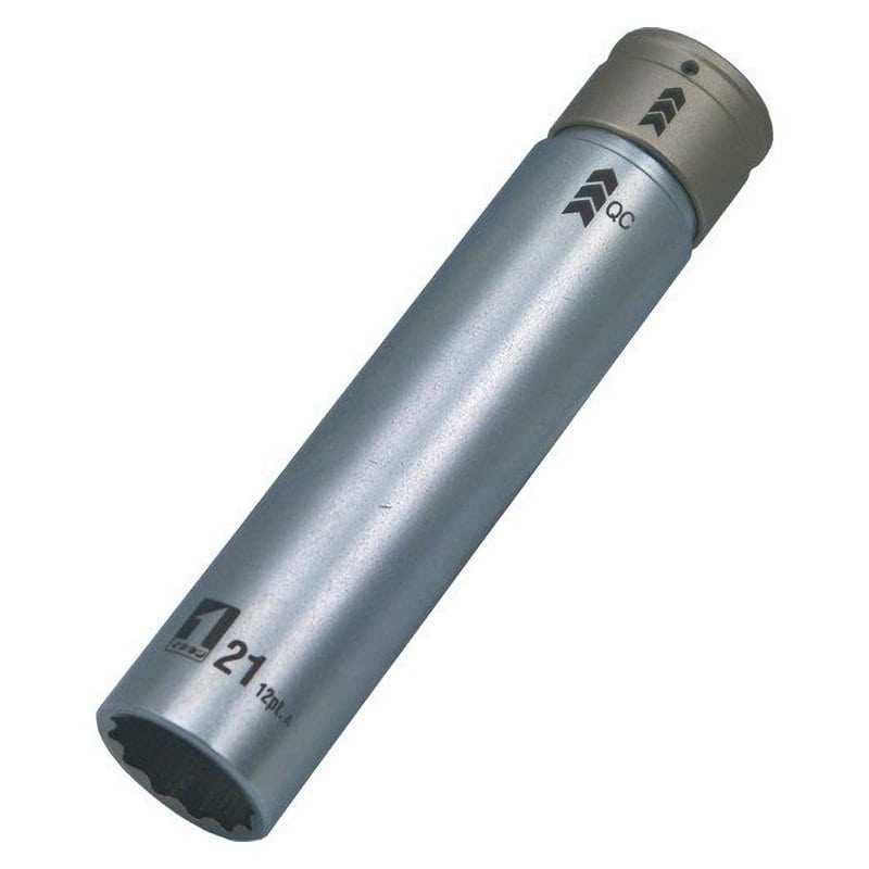 イチネンアクセス　ＱＣソケット　シングル　２１ｍｍ　スーパーロング１２角　ＩＭ４Ｗ２１ＳＬ－１２Ｋ
