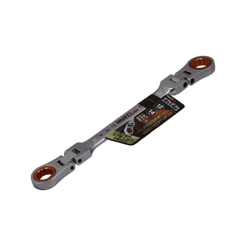 イチネンアクセス　ダブルダブルフレキギアレンチ　１２×１４ｍｍ　ＩＭ－ＤＤＦＧ１２１４