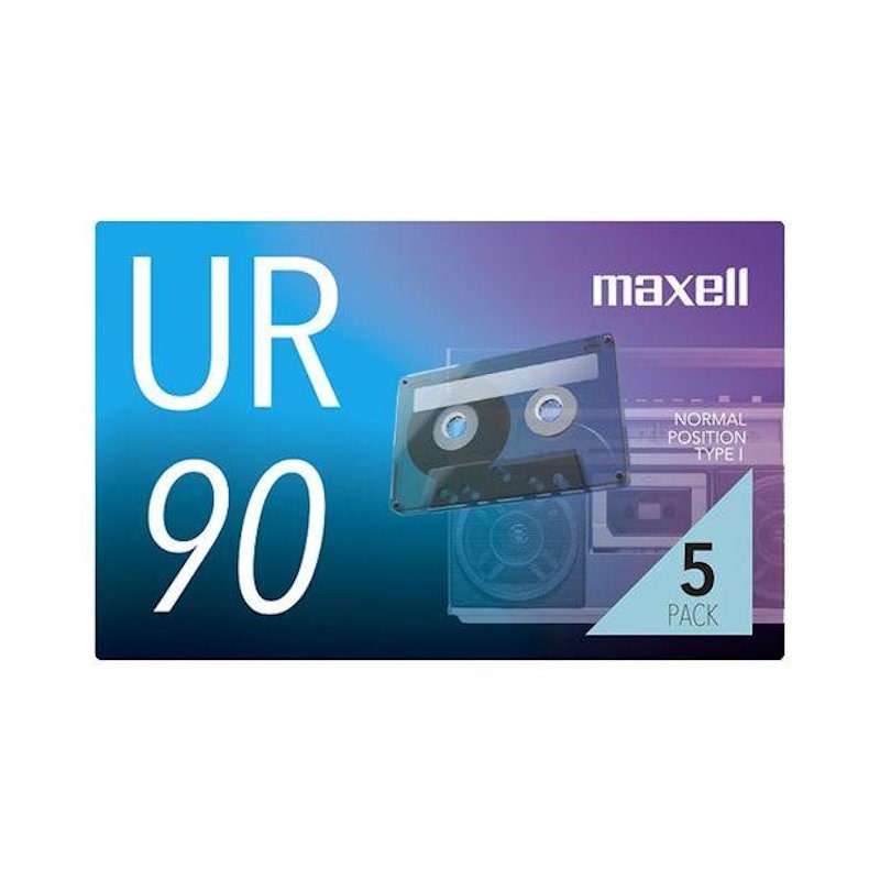 マクセル　録音用カセットテ－プ９０分　５巻　ＵＲ－９０Ｎ５Ｐ