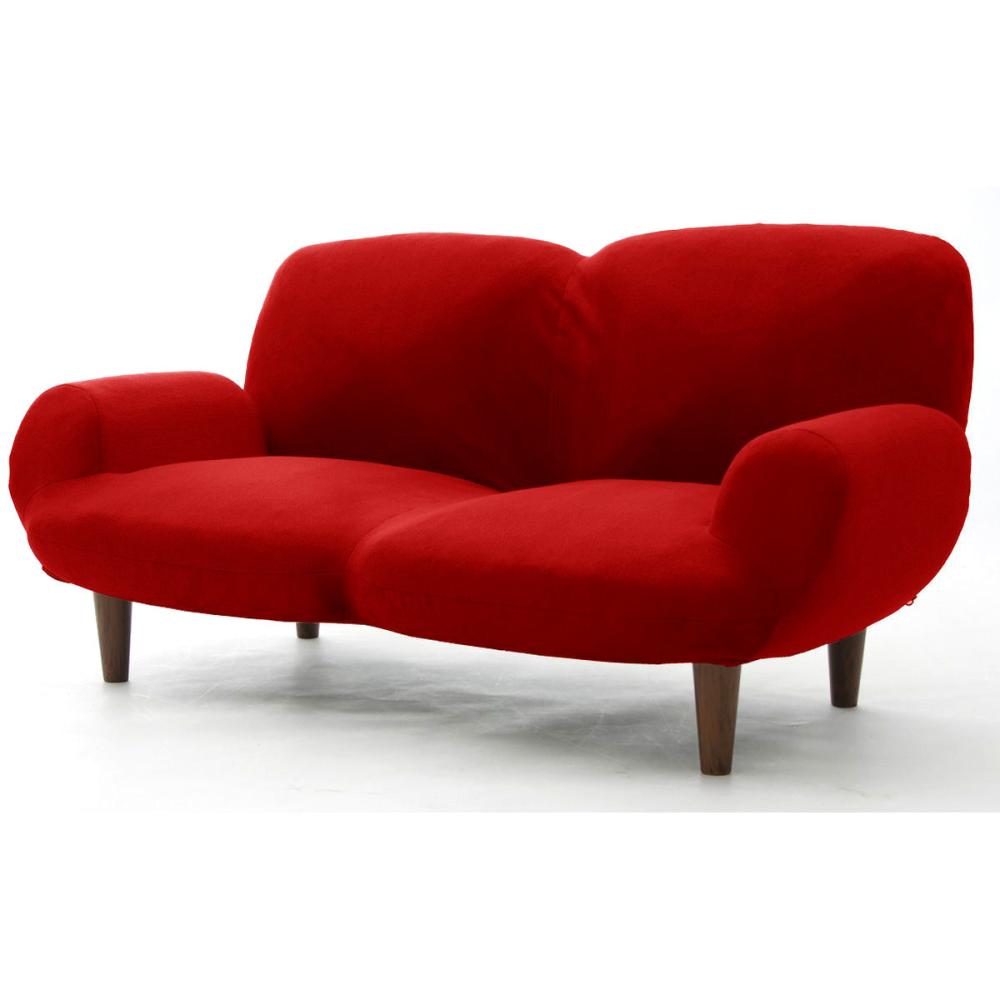 セルタン　カウチソファ　ＳＵＩＣＡ　２人掛け　テクノレッド　Ａ６１６ｐ－５８９ＲＥＤ