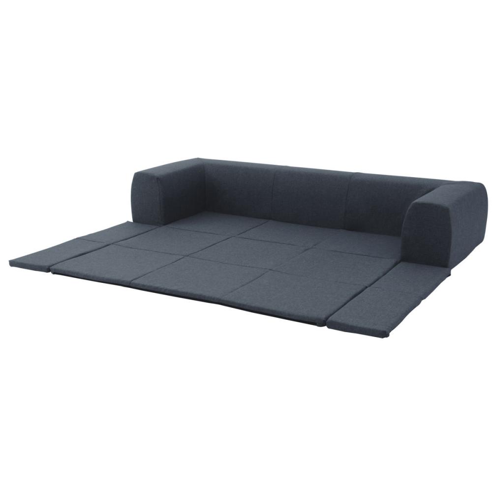 セルタン　フロアソファ　プレイマット　ジュイール　Ｍ　デニム調インディゴブルー　Ａ６８２ａ－６１２ＤＢＬ