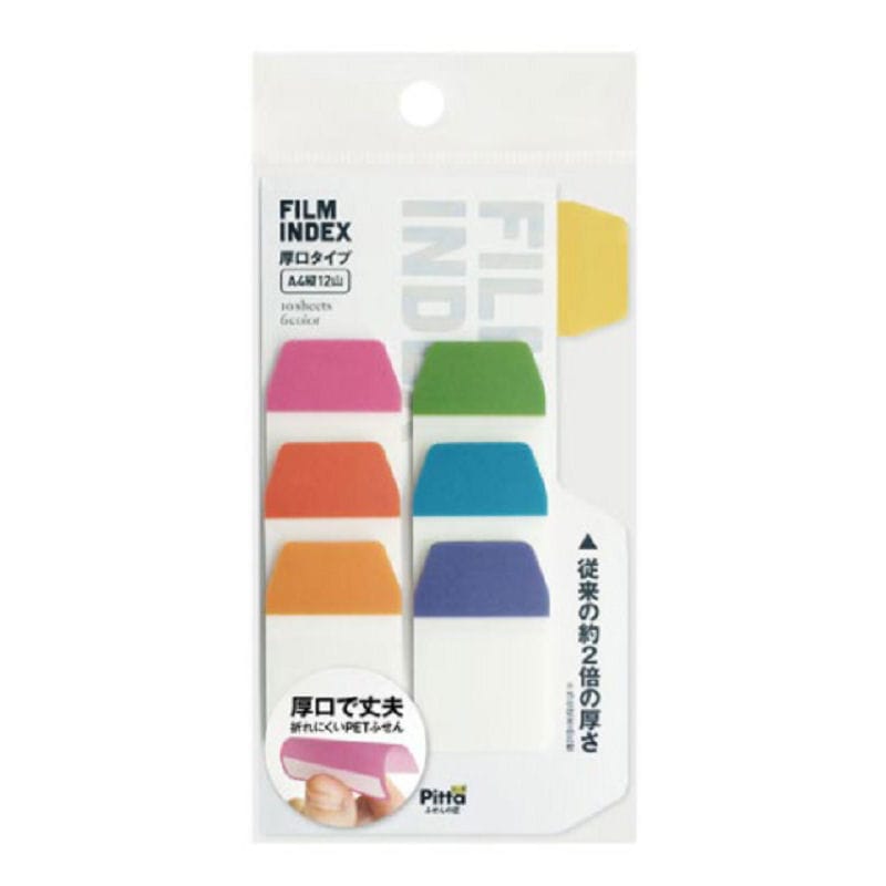 ＦＩＬＭ　ＩＮＤＥＸ　ふせん　厚口タイプ　６色入り　ＣＦ－ＦＩ－０１