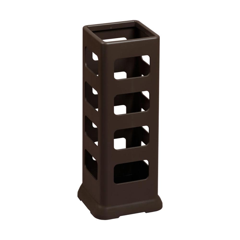 小原産業　傘立て角形　収納本数８本　ブラウン