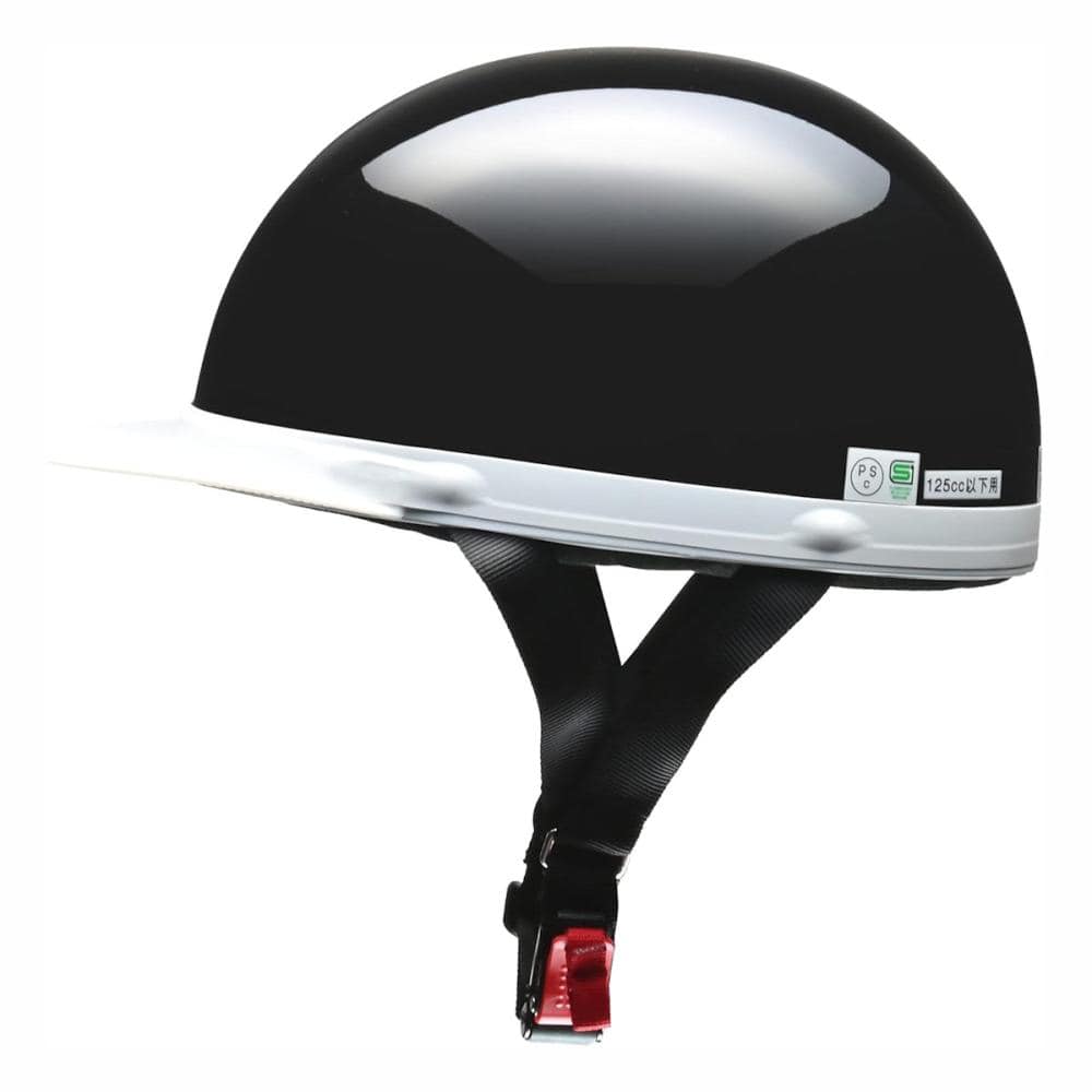 リード工業　ハーフヘルメット　ＬＬ　ブラック　ＣＲ７４１