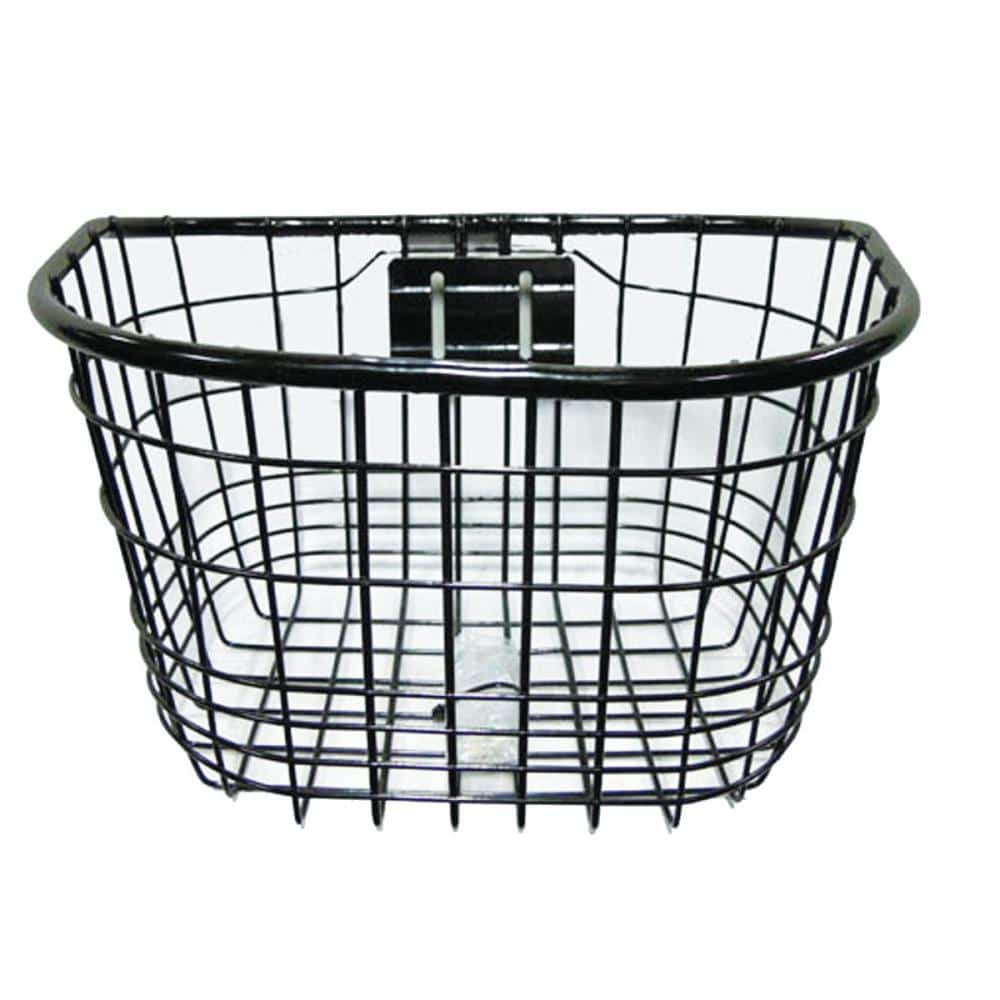 サギサカ　子供車・小径車　２０～２４型用　ワイヤー前カゴ　ブラック　４８３２５