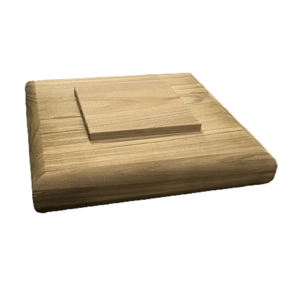 越井木材工業　防腐ヒノキ　柱キャップ　ＯＲ－Ｂ