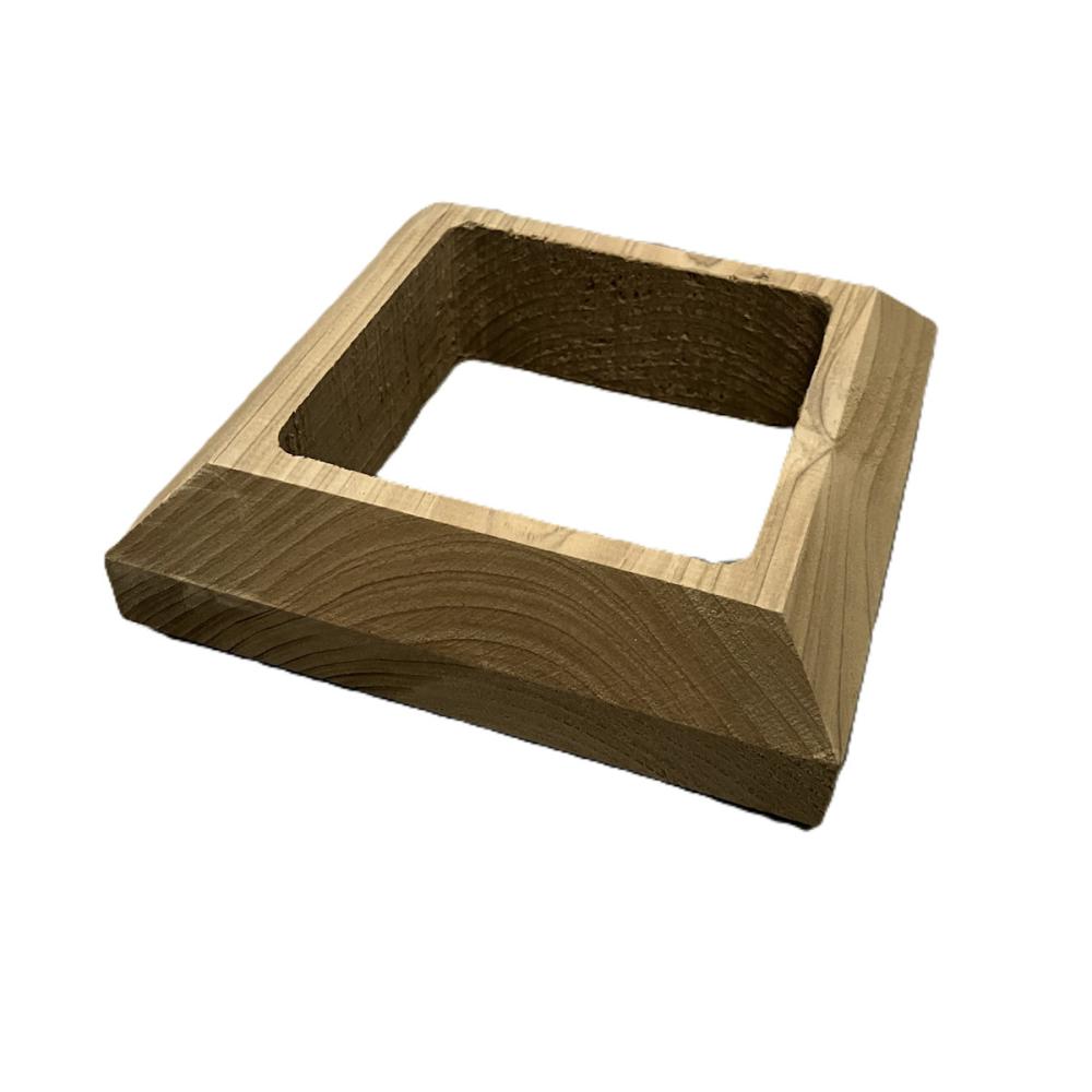 越井木材工業　防腐ヒノキ　支柱用足元カバー　ＰＣ－Ａ