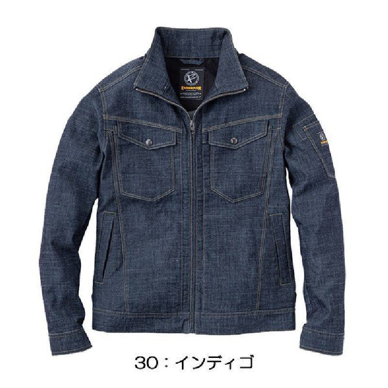 【アウトレット】　イーブンリバー　ストレッチエアーライトブルゾン　インディゴ　Ｌ　ＳＲ－６００７