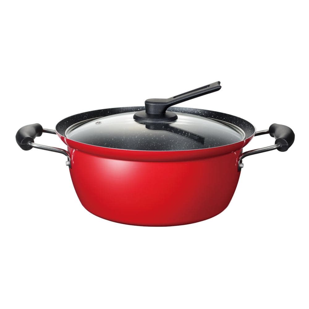 和平フレイズ　にこみーな　ＩＨ対応フチ付両手鍋　２６ｃｍ