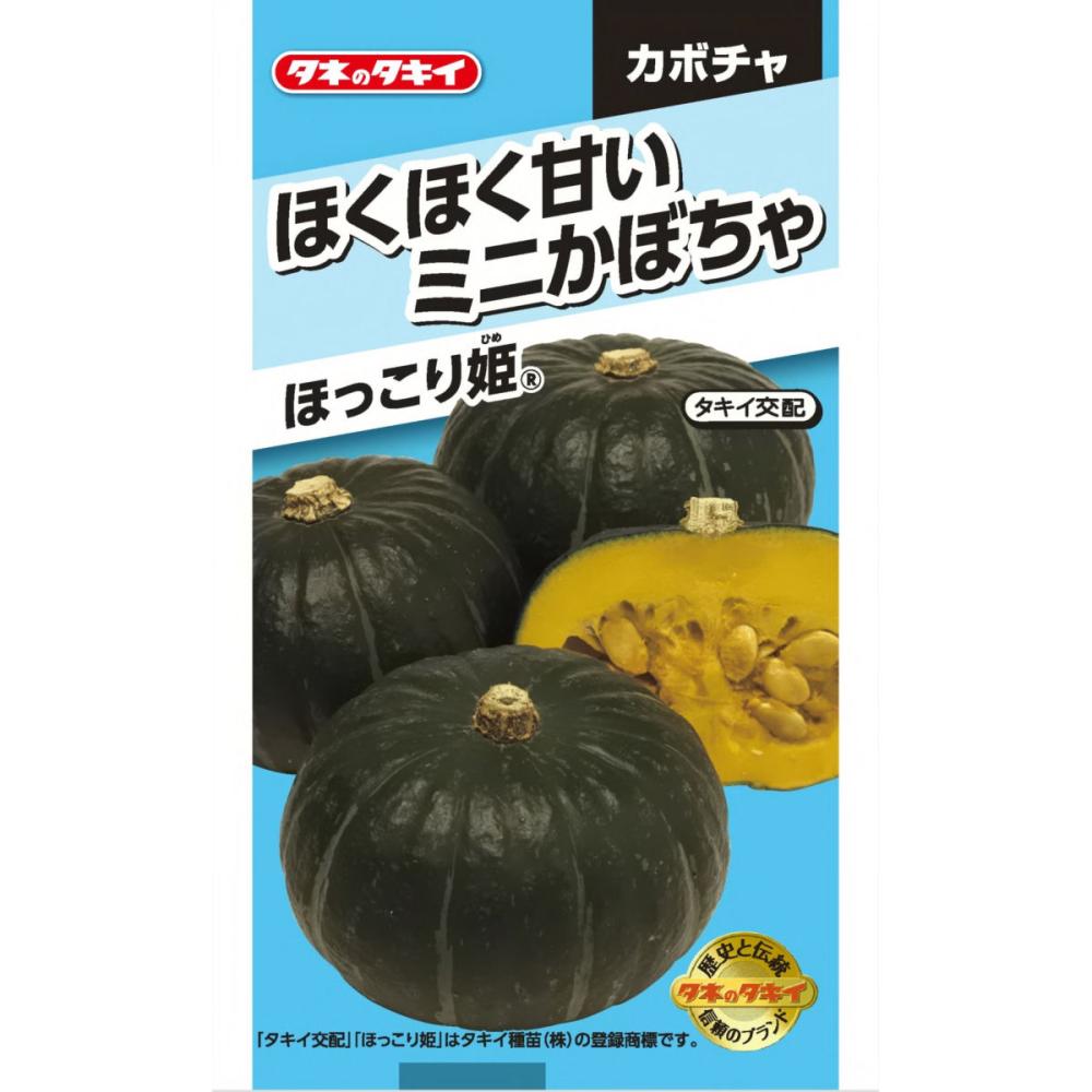 カボチャ種子　ほくほく甘いミニかぼちゃ　ほっこり姫