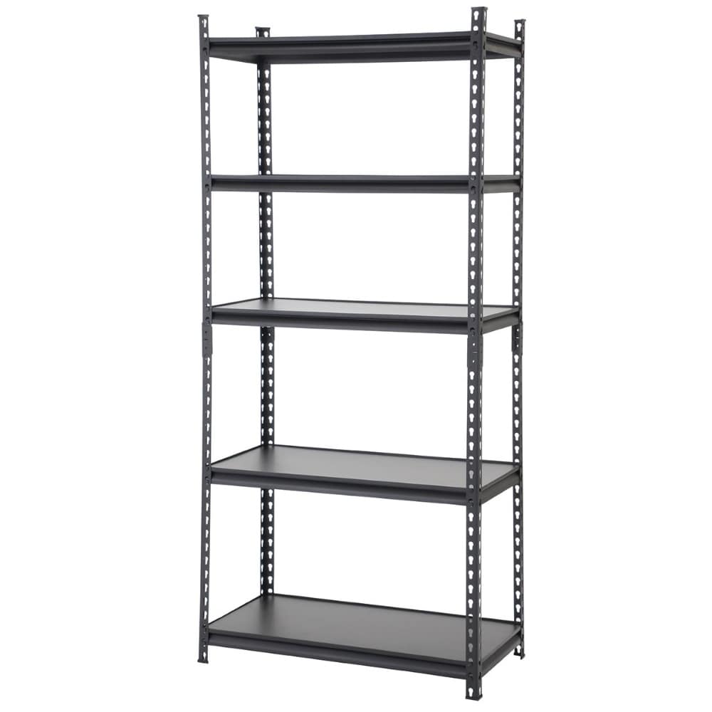 你的品牌名　組み立てやすいスチール棚　棚板リバーシブル　幅８０×奥行４０×高さ１８３ｃｍ