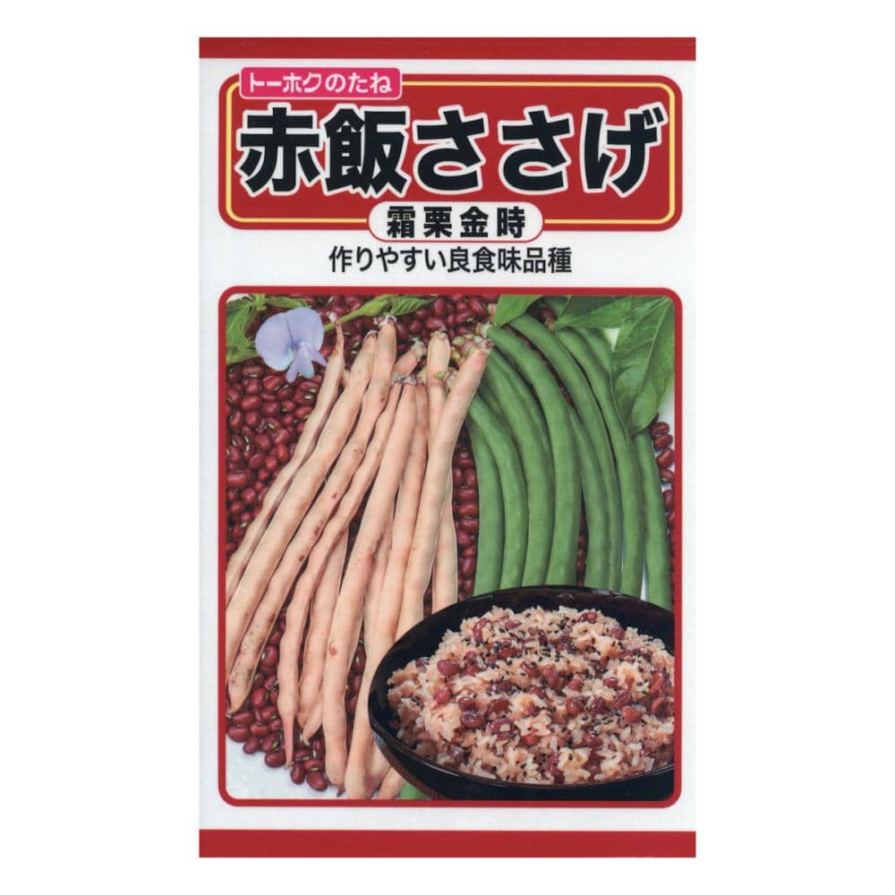 ささげ種子　赤飯ささげ　霜栗金時