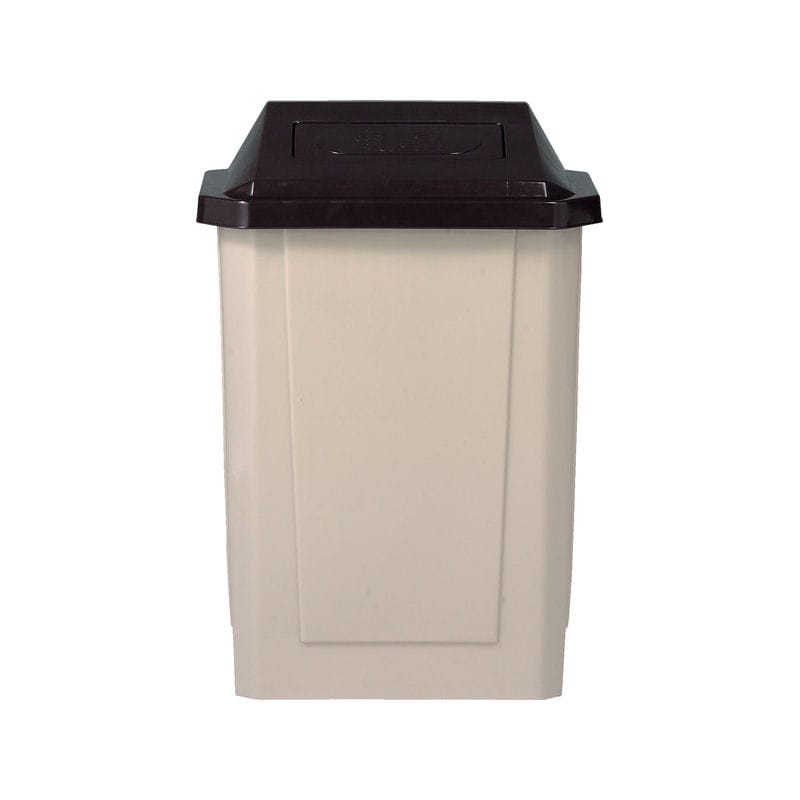 三甲（サンコー）　分別用ダストボックス　サンクリーンボックス２型　Ｂ－３蓋付（回転蓋）ブラウン