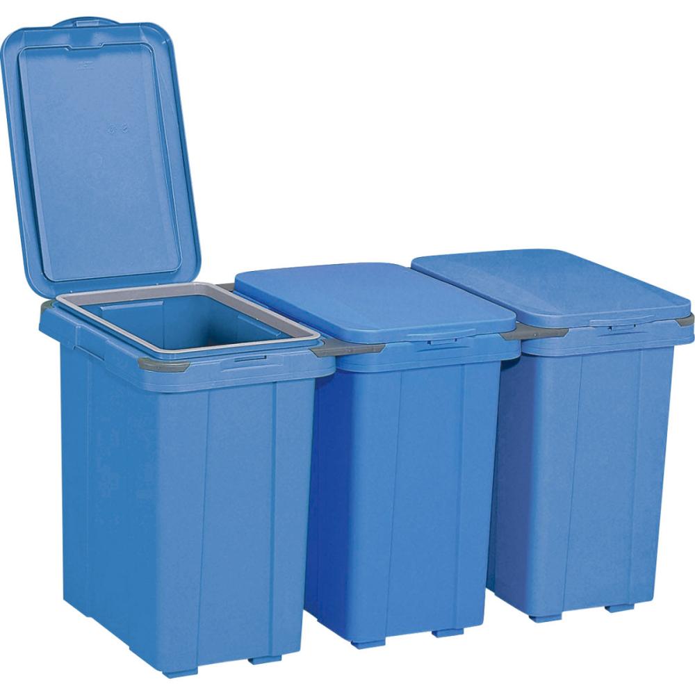 三甲（サンコー）　サンクリーンボックスＨ４０（３個／１セット）　ブルー