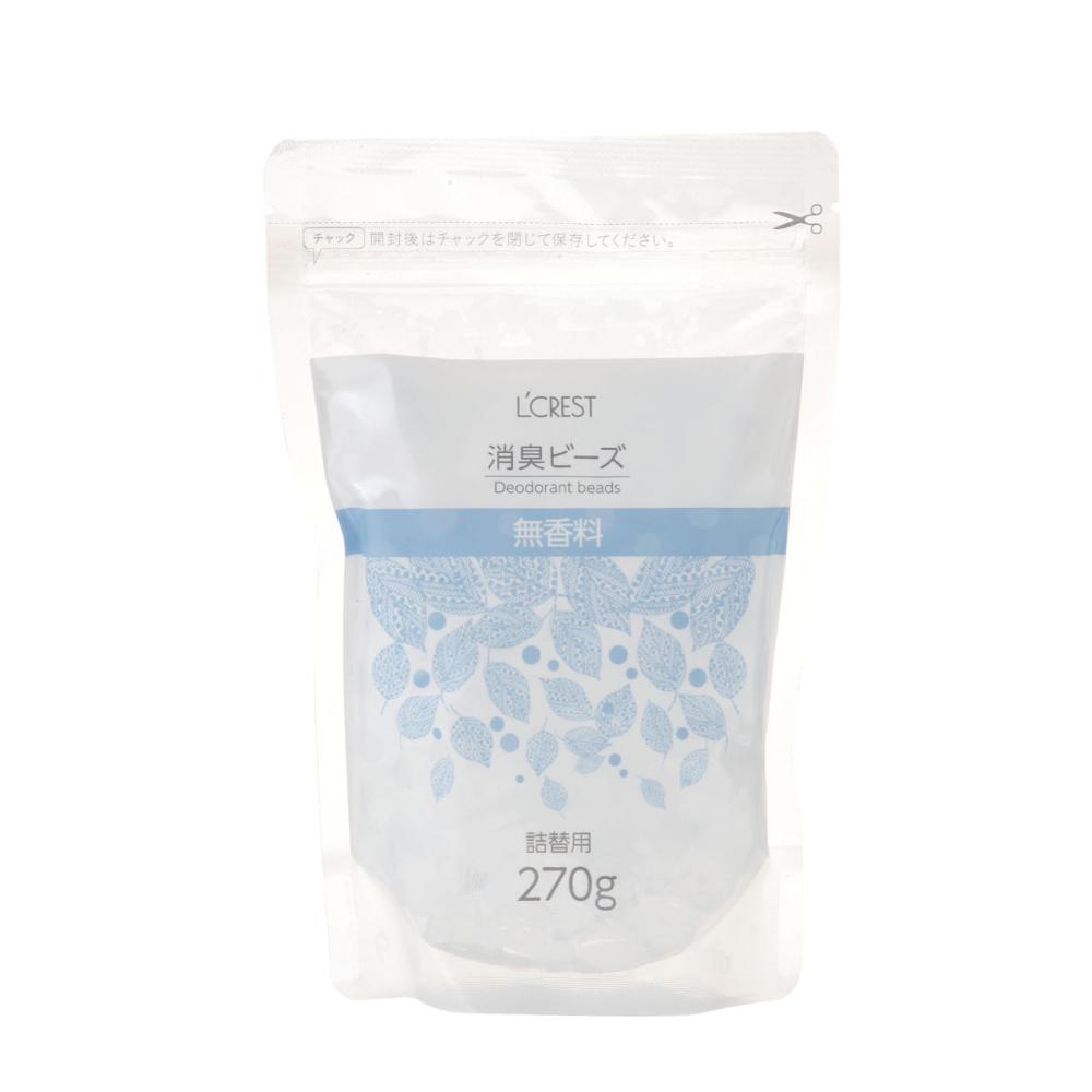 Ｌ’ＣＲＥＳＴ（ルクレスト）　消臭ビーズ　無香　詰め替え用　２７０ｇ
