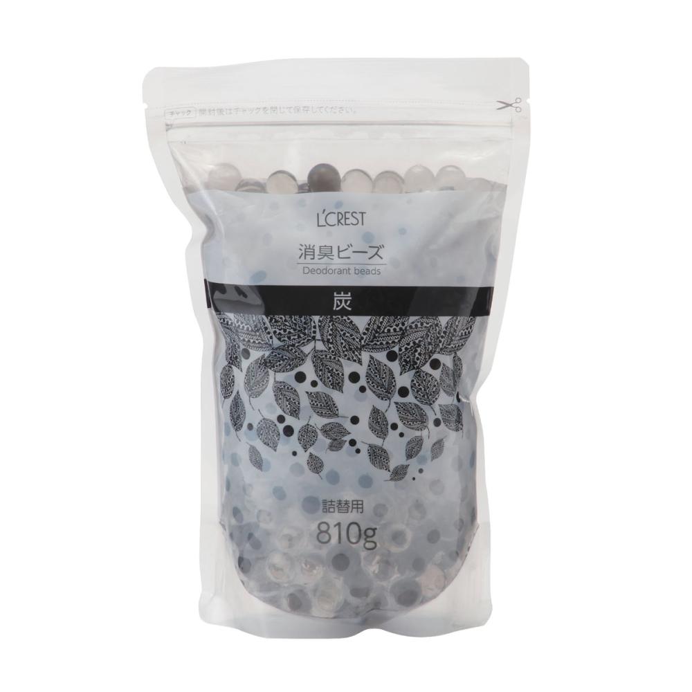 Ｌ’ＣＲＥＳＴ（ルクレスト）　消臭ビーズ　炭　詰め替え用　８１０ｇ
