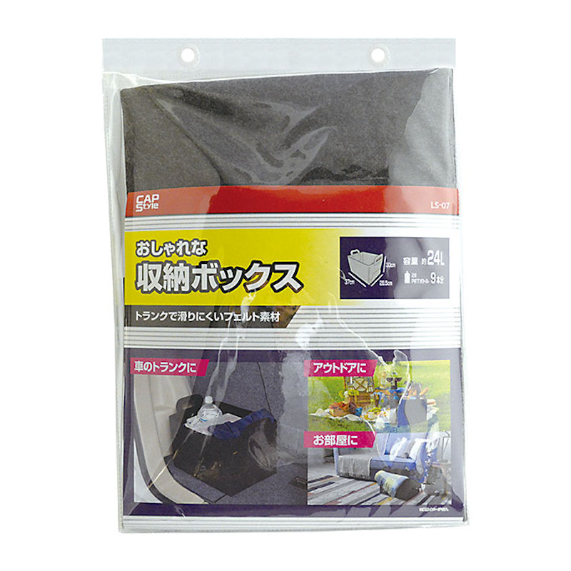 ＣＡＰＳ　組立式ラゲージボックス　ブラック　ＬＳ０７