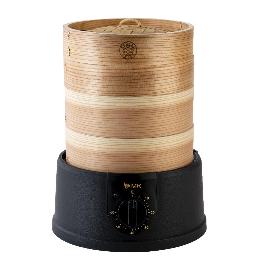 エムケー精工　電気せいろ　ＴＥＧＡＲＵ・ＳＥＩＲＯ（直径１８ｃｍせいろ２段）