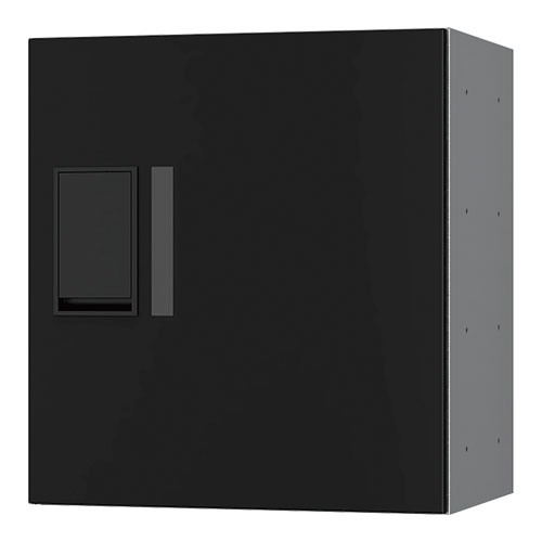 宅配ボックス　プチ宅３６０機械式　Ｈ４００　捺印無　ブラック　ＫＳ－ＴＬＰ３６Ｒ４Ａ－ＢＫ