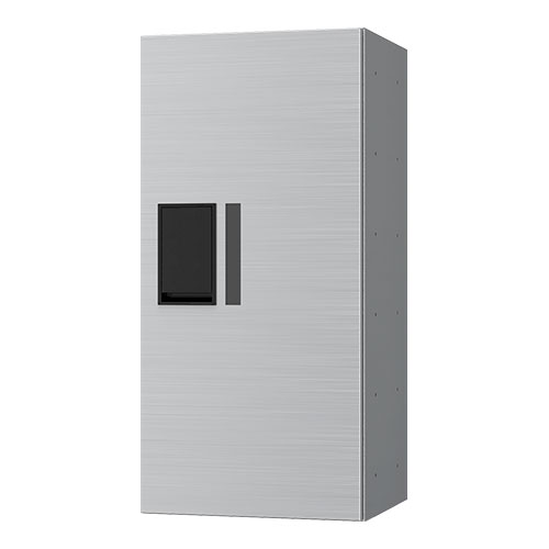 宅配ボックス　プチ宅２８０機械式　Ｈ６００　捺印無　ヘアーライン　ＫＳ－ＴＬＰ２８Ｒ６Ａ－Ｓ