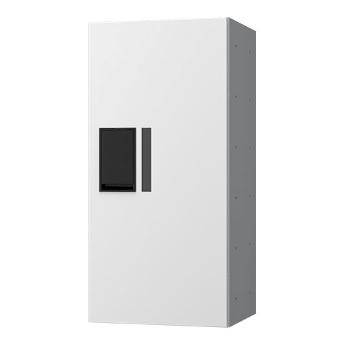 宅配ボックス　プチ宅２８０機械式　Ｈ６００　捺印無　ホワイト　ＫＳ－ＴＬＰ２８Ｒ６Ａ－Ｗ