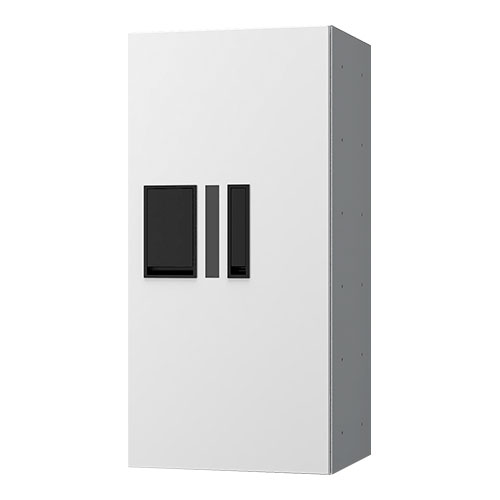 宅配ボックス　プチ宅２８０機械式　Ｈ６００　捺印付　ホワイト　ＫＳ－ＴＬＰ２８Ｒ６ＡＮ－Ｗ