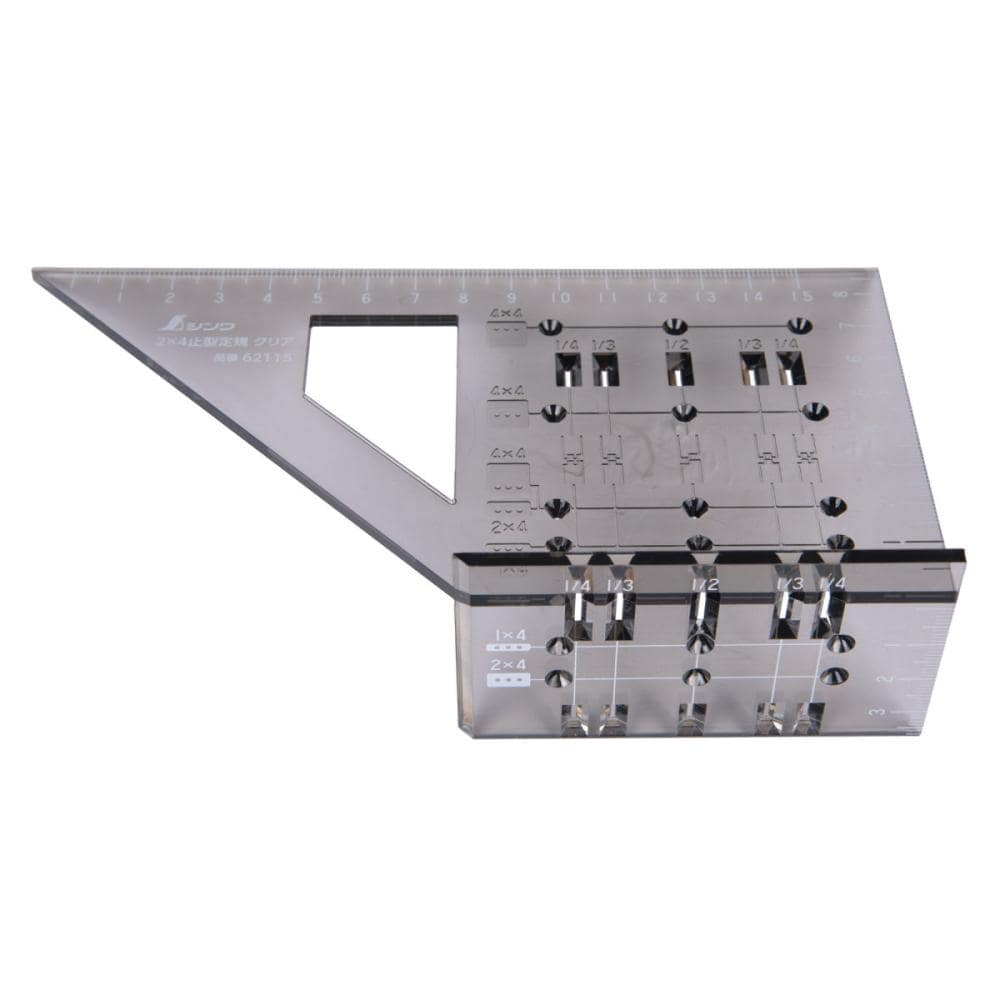 シンワ　２×４止型定規　６２１１５