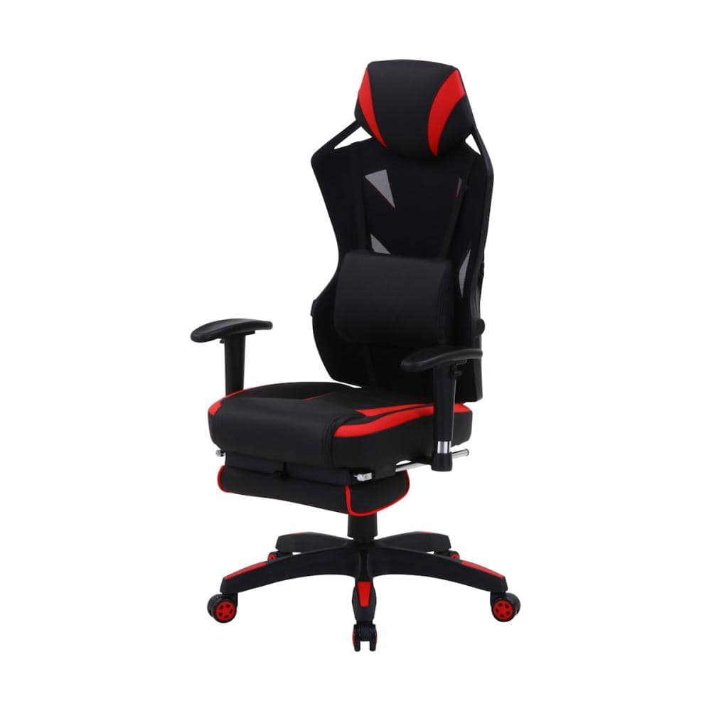 ゲーミングチェア　フットレスト付き