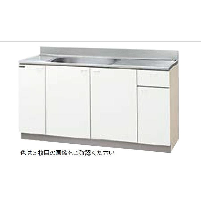 クリナップ　流し台　クリンプレティ　ホワイト　間口１５０ｃｍ　排水口位置：左　ＧＴＳ－１５０ＭＦＬ