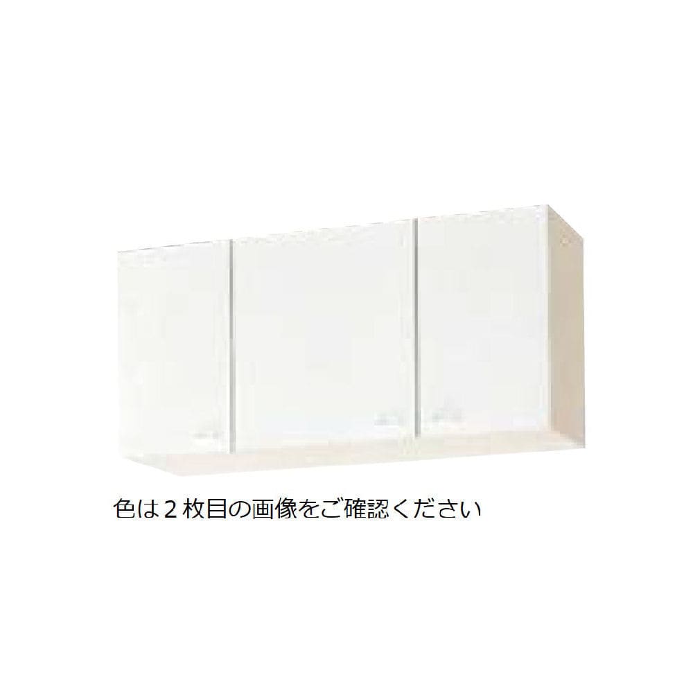 クリナップ　吊戸棚　クリンプレティ　ホワイト　間口１０５ｃｍ　高さ５０ｃｍ　不燃仕様　右開き　ＷＧＴＳ－１０５ＦＲ