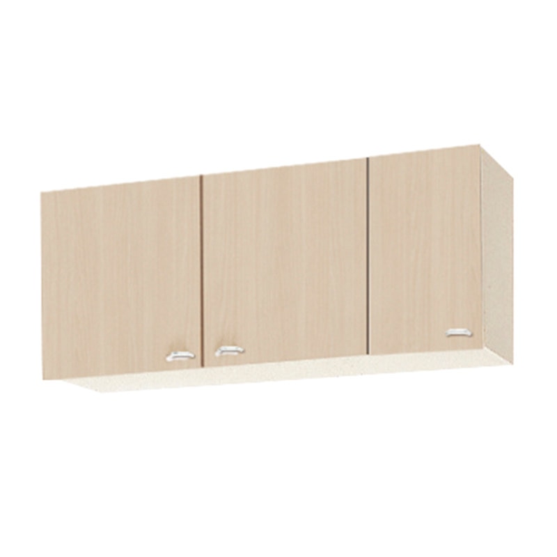 クリナップ　吊戸棚　クリンプレティ　ペールウッド　間口１２０ｃｍ　高さ５０ｃｍ　不燃仕様　左開き　ＷＧ４Ｖ－１２０ＦＬ