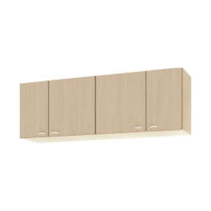 クリナップ　吊戸棚　クリンプレティ　ペールウッド　間口１５０ｃｍ　高さ５０ｃｍ　ＷＧ４Ｖ－１５０