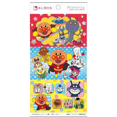 ハヤシ商事　プリントティシュ　アンパンマン　６個入り