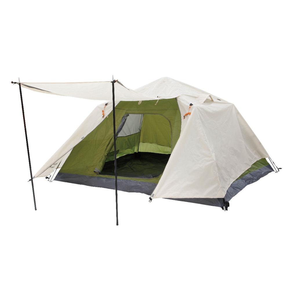 ナチュラルシーズン　クイックアップ　キャノピー付　ファミリーテント