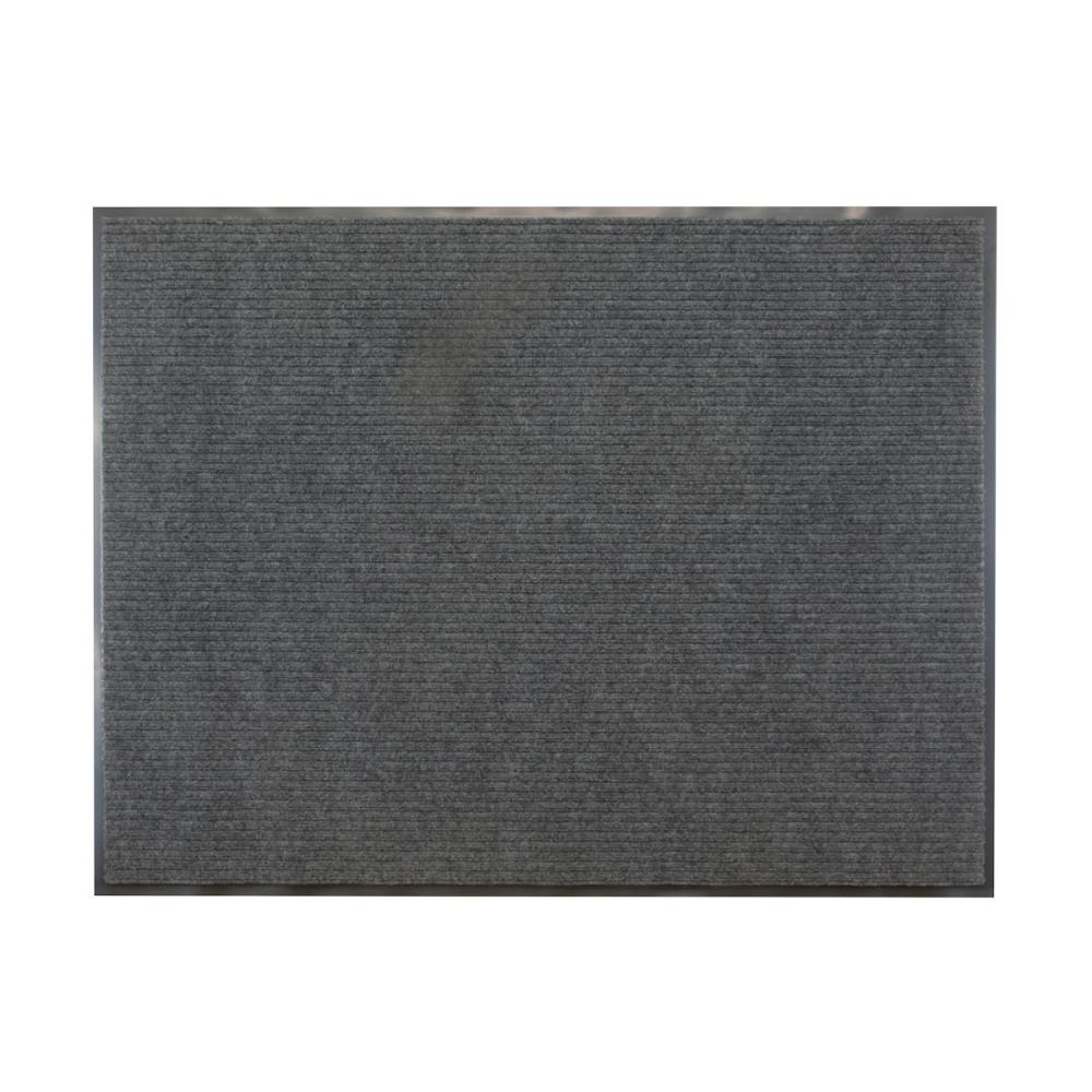 大判玄関マット　ループタイプ　グレー　９０×１２０ｃｍ