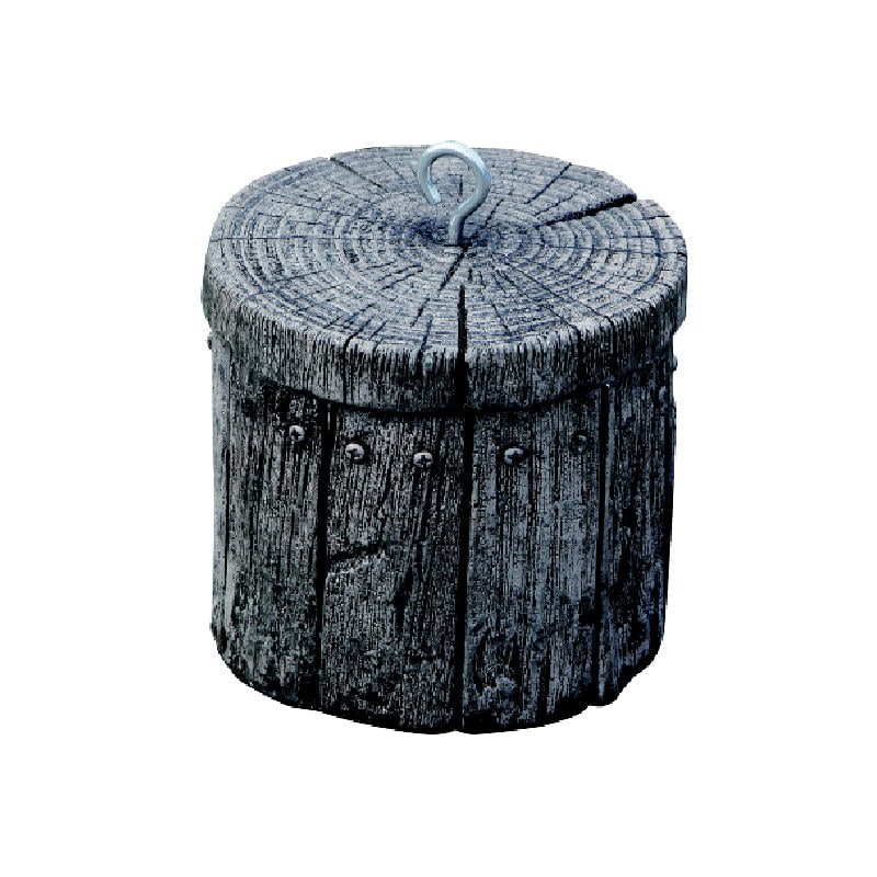 你的品牌名　フック付ストーン　木調