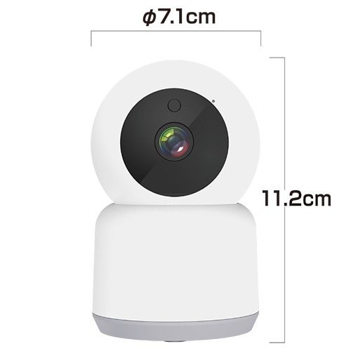 カシムラ　スマートホームカメラ首振対応　ＫＪ－１８２