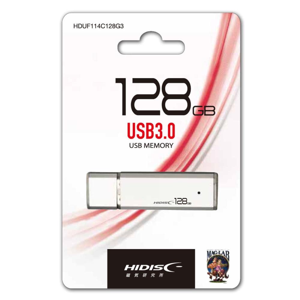 ＨＩＤＩＳＣ　キャップ式ＵＳＢメモリ　１２８ＧＢ　ＵＳＢ３．０