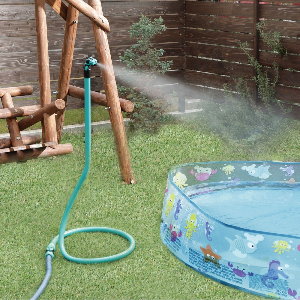 緑館　ガーデンミストスタンド　ピーコックグリーン