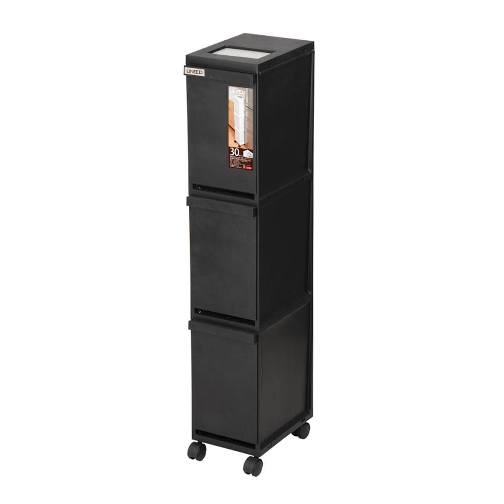 トンボ　多段スリムペール３段　ユニード　ブラック