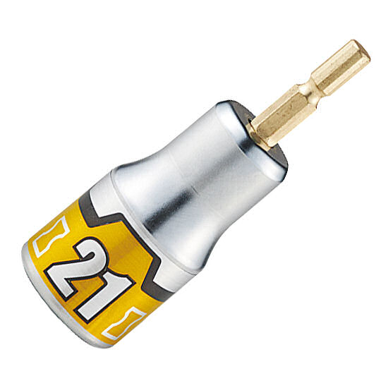 ＫＴＣ　京都機械工具　ショートソケットビット　２１ｍｍ　六角　ＢＺＰ６３Ｓ－２１