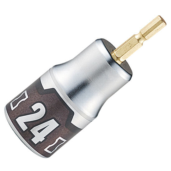 ＫＴＣ　京都機械工具　ショートソケットビット　２４ｍｍ　六角　ＢＺＰ６３Ｓ－２４